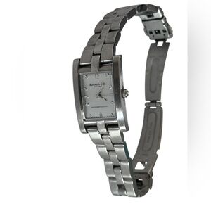 Kenneth Cole KC4232 Brushed Stainless/Silver Rectangle Women's Bracelet Watch.